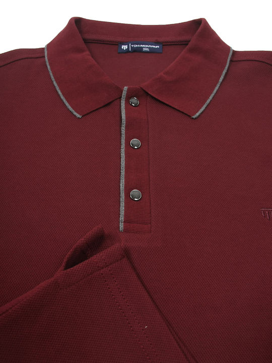 Tony Montana Men's Long Sleeve Blouse BORDO