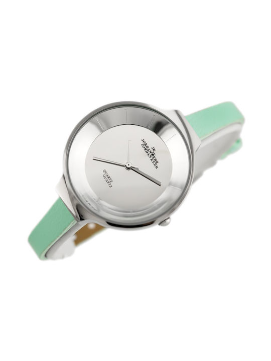 Jordan Kerr Watch with Green Leather Strap