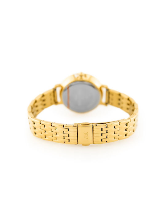 Jordan Kerr Women's Watch with Gold Metal Bracelet