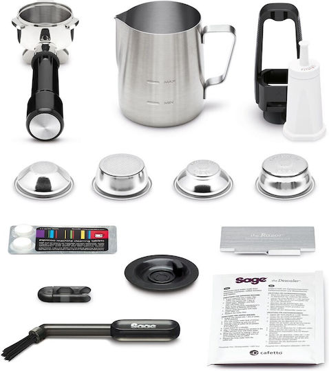 Sage Barista Touch Impress Automat de Espresso 1700W Presiune 15bar Oțel inoxidabil periat