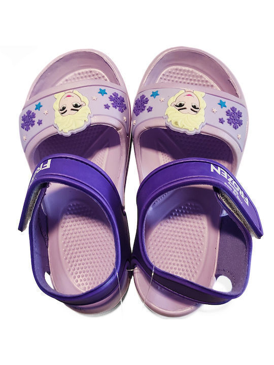 Frozen Children's Beach Shoes Purple
