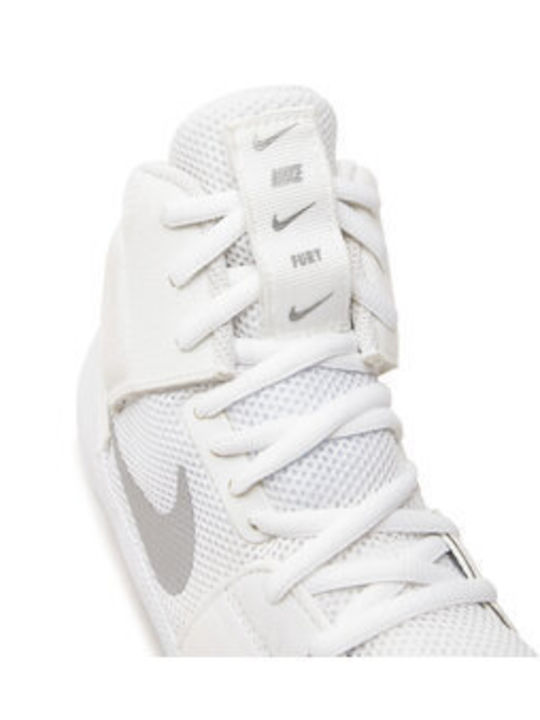 Nike Fury Обувки за бойни изкуства Борба Бели