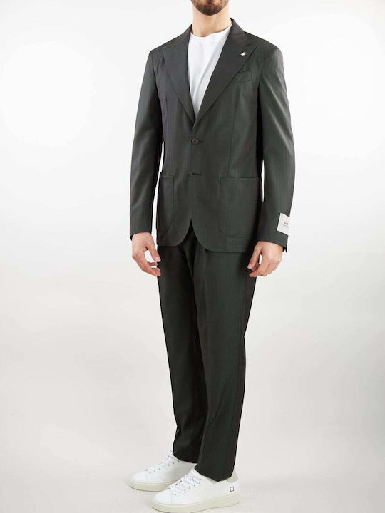 CC Collection Corneliani Men's Suit Black