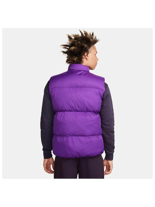 Nike Sportswear Men's Sleeveless Puffer Jacket Waterproof Purple