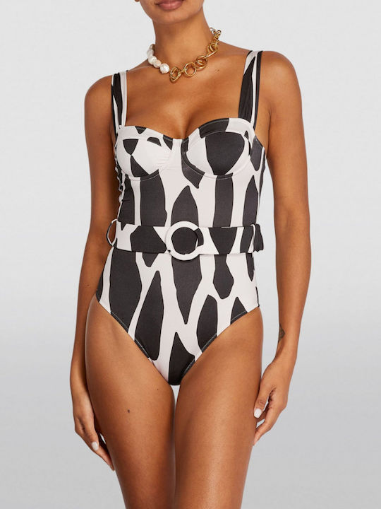 One-Piece Swimsuit Colour contrast