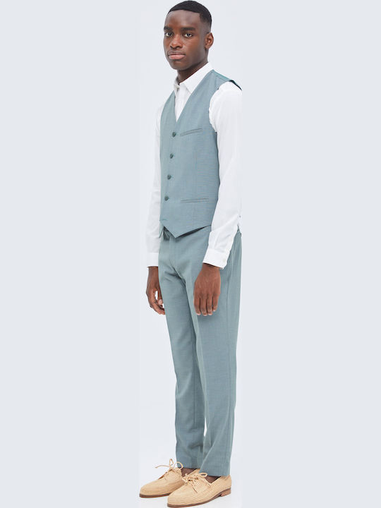Men's Vest Slim Fit Mint