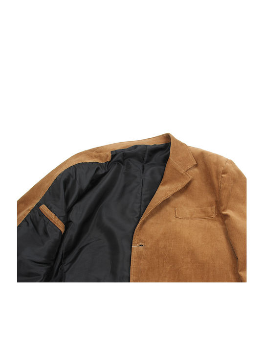 Men's Winter Suit Jacket Mustard