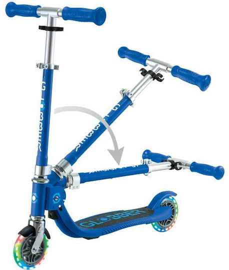 Globber Kinderroller Klappbar Flow 2-Rad Marineblau