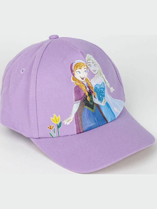 Cerda Παιδικό Καπέλο Jockey Αντηλιακό Frozen Μωβ