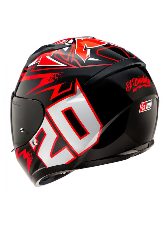 HJC C10 Diablo Mask MC1 Κράνος Μηχανής Full Face ECE 22.06