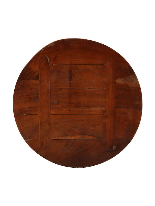 vidaXL Rund Tischoberfläche aus Massivholz Brown 50x50x1.5cm 370020 1Stück