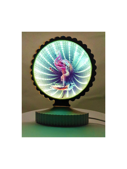 Dekorative Lampe Flamingo Weiß