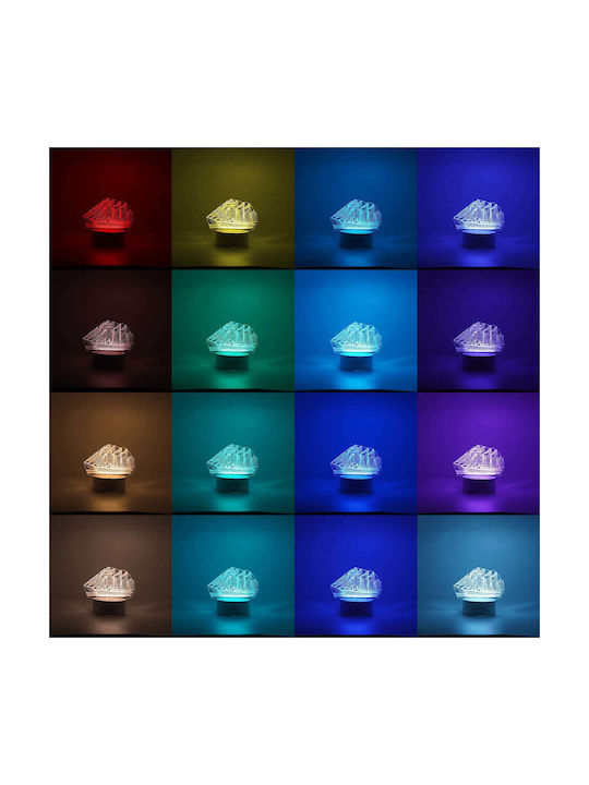 Dekorative Lampe 3D-Illusion Mehrfarbig