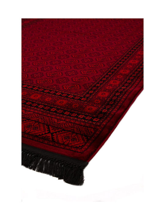 Royal Carpet Χειροποίητο Χαλί Ορθογώνιο με Κρόσια D.red 7454a