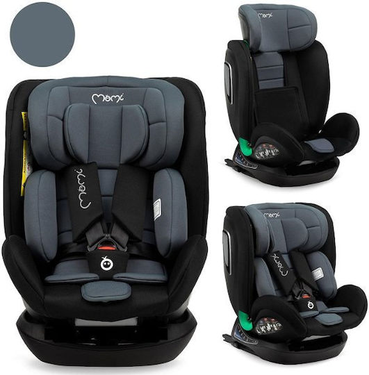 Momi Urso Детско Столче за Кола i-Размер с Isofix Черен 0-36 кг