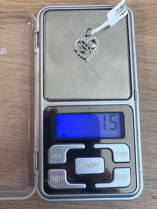 Herz Charm aus Silber