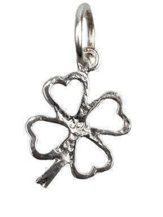 925 Silver Pendant Jolie Silver Clover Outline Model 20 X 12 Mm 0.7 G