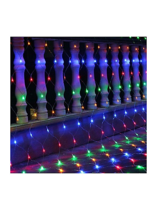 160 Lămpițe LED 2m. x 200buc Multicolore tip Plasă 1buc