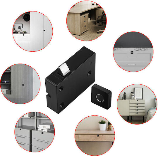 Lacăt Electronic în culoare Negru cu Conectivitate Bluetooth