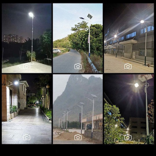 Ηλιακό Φωτιστικό Δρόμου 200W με Αισθητήρα Κίνησης IP65 49x21x6.5εκ.