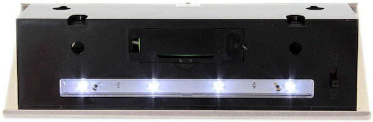 Wall Mounted Solar Light House Number with Photocell 16.9cmx13.1cmcm