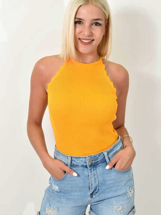 Potre Damen Bluse Mustard