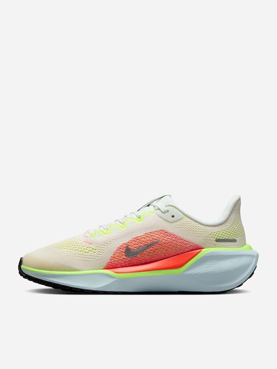 Pegasus Air Zoom Pegasus 41 Kinder Sportschuhe Laufen mit Schnürsenkeln Beige
