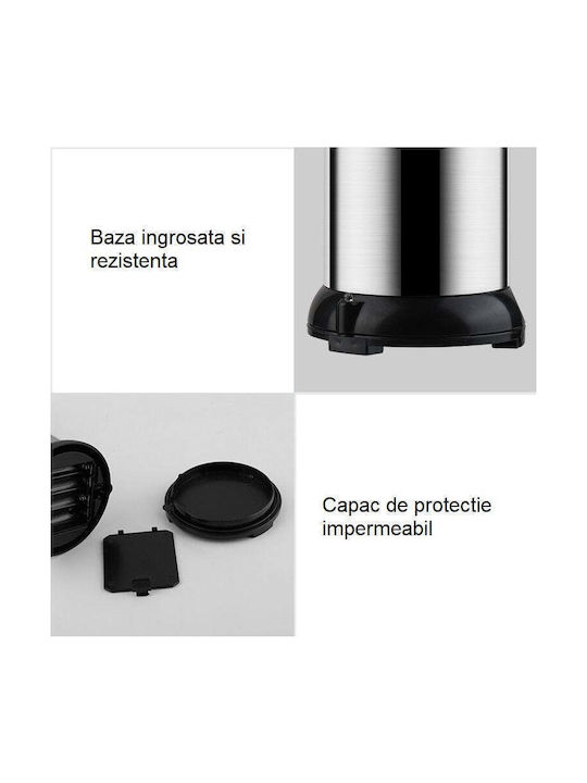 Dispenser Bucătărie din Oțel Inoxidabil cu Distribuitor Automat Gri 250ml