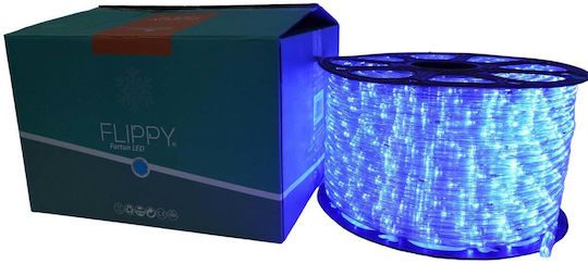 Christmas Light Tube Blue 220V 192 Light Bulbs 8m IP65