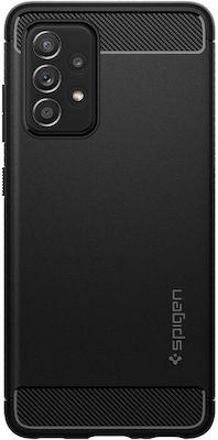 Spigen Rugged Armor Coperta din spate Rezistent Negru (Galaxy A52 / A52s)