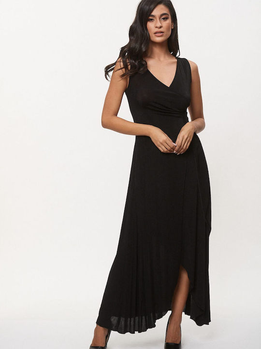 Dress Up Maxi Rochie Înfășurați Negru