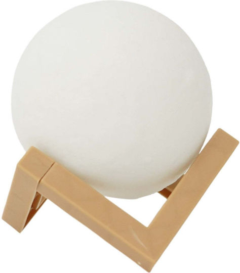 Διακοσμητικό Φωτιστικό LED Θερμό Λευκό Moon Light 10x10εκ.