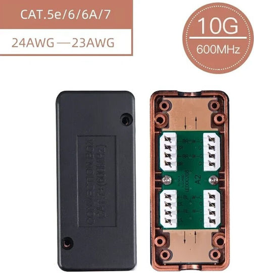 Ez-cbs-7 Cat.7 10Gbps Anschlussdose 2 Schneidfelder