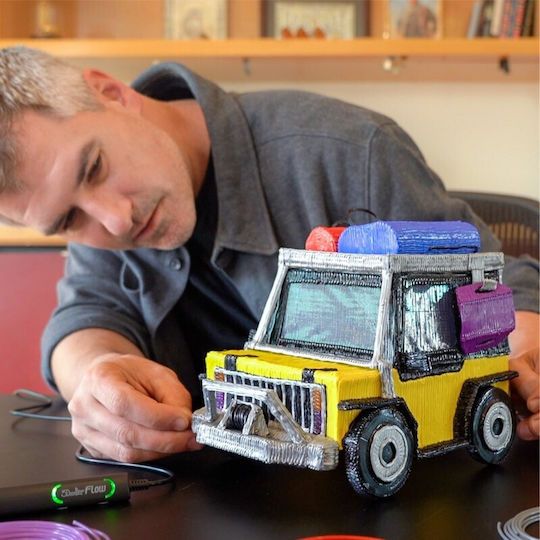 3doodler Филамент Flow 20 Pla 20 Цвята Попълнителен Пакет Полилактиден Пла Черен Син Тъмно Зелен Тъмно Розов Златен Зелен Лилав Морско син Оранжев Розов Прозрачен Бял Жълт