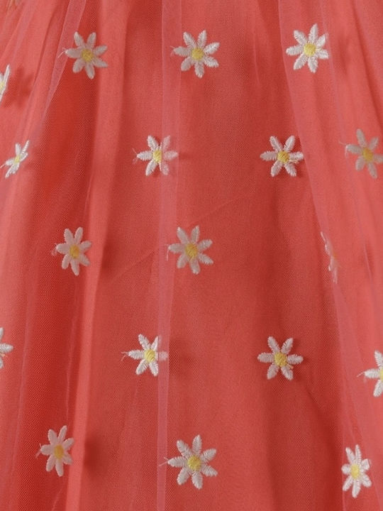 Minoti Mädchen Kleid Tüll orange