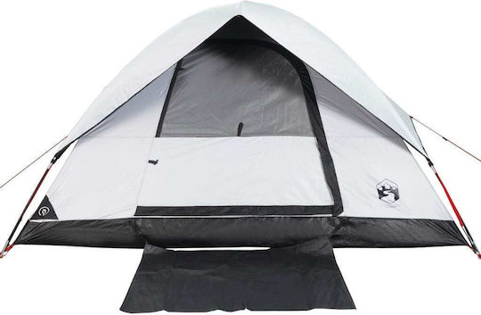 vidaXL Camping Tent Igloo White for 4 People 215x213x149cm