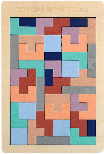 Lemnos Puzzle pentru Copii cu Îmbinări 40buc