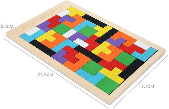 Wooden Kids Peg Puzzle 40pcs