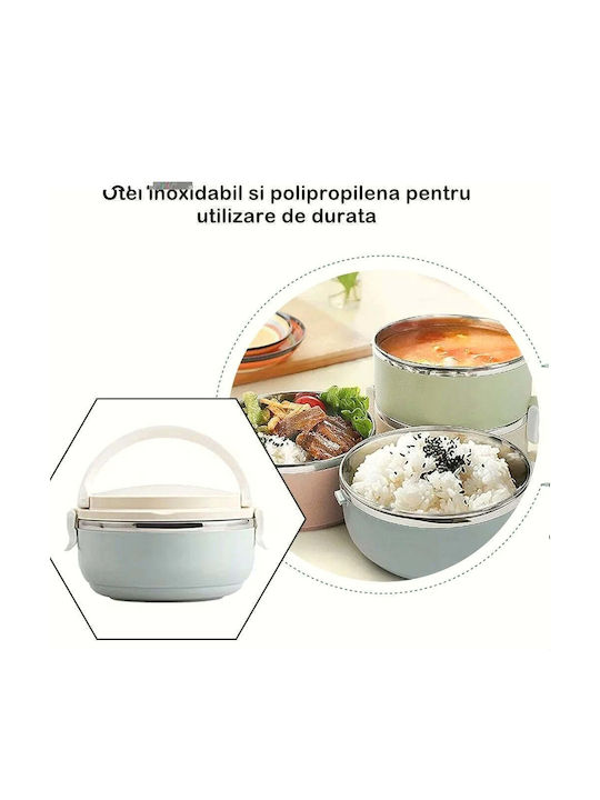 Δοχείο Φαγητού Inox Γκρι 700ml