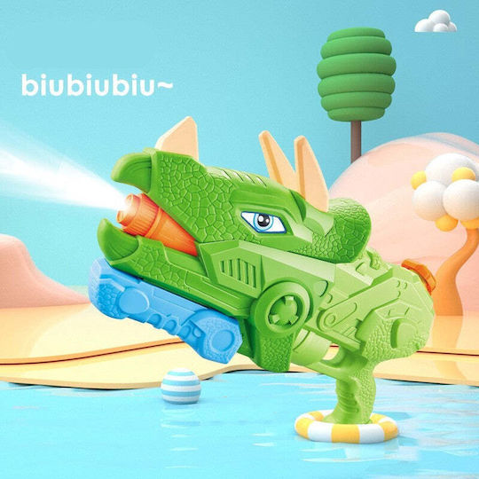 Водна пушка за деца Танк Басейн Плаж Flippy 6 години+ Трицератопс 3 дюзи Зелена 1330мл