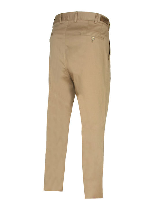 Stefansxxl Men's Trousers Chino in Loose Fit Beige