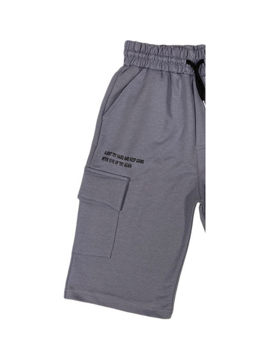 Trendy Shop Kids Shorts/Bermuda Fabric Grey