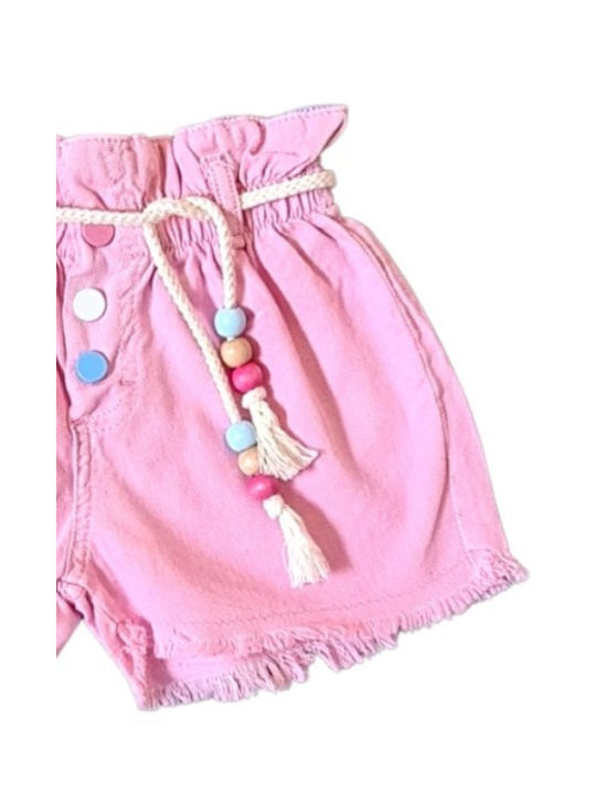 Trendy Shop Kids Shorts/Bermuda Denim Pink