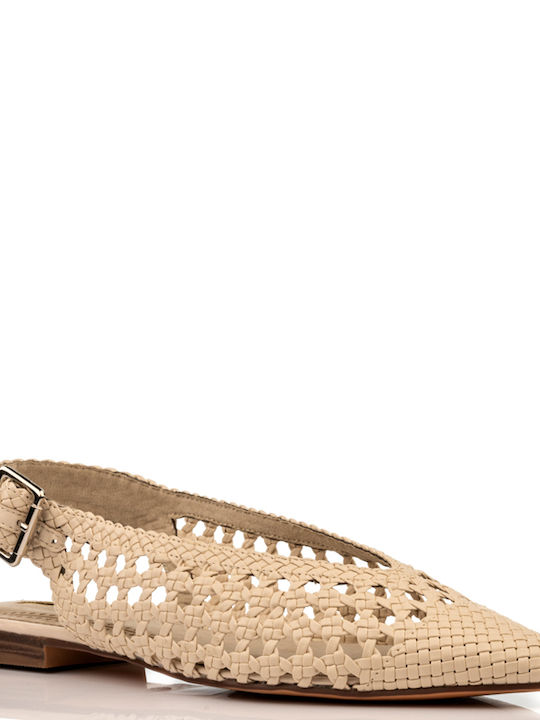 Corina Slingback Ballerinas Beige