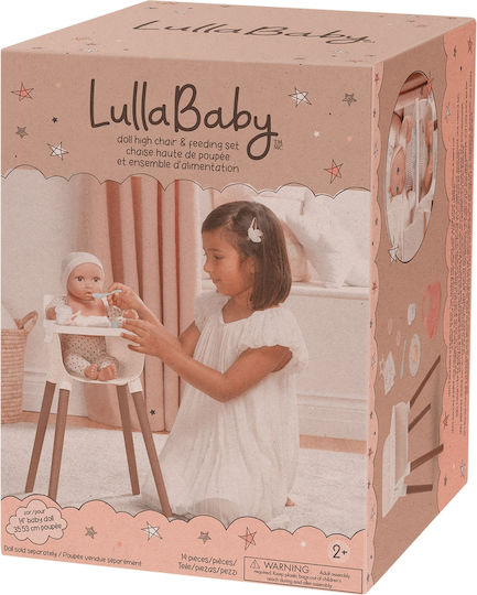Puppenzubehör-Set 14" Battat Fütterungsstuhl 14 Teile