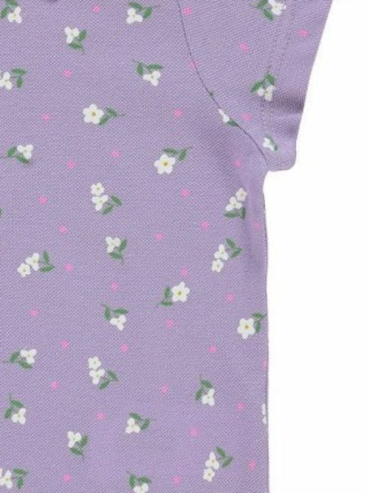 Trendy Shop Kids Polo Short Sleeve Lilac