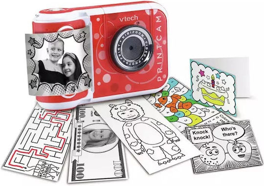 Interactive Toy Vtech 5mp Instant Camera Red