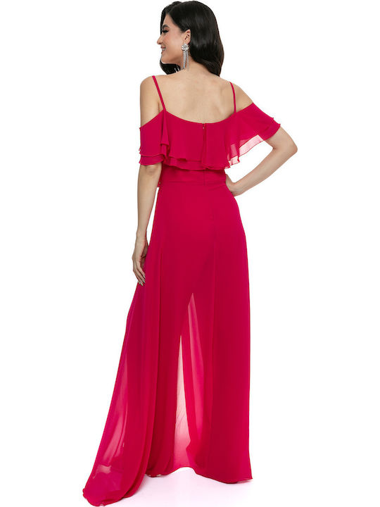 Elegant Off-Shoulder Ruffled Jumpsuit