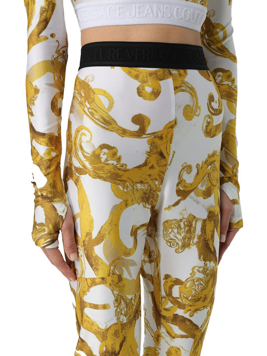 Frauen Leggings G03/white/gold