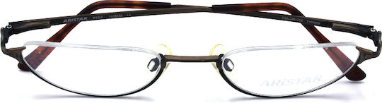 Aristar Damen Metallisches Brillengestell Grau 6652 010
